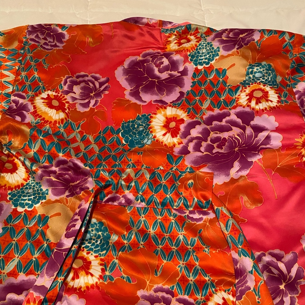 Satin Colorful Robe